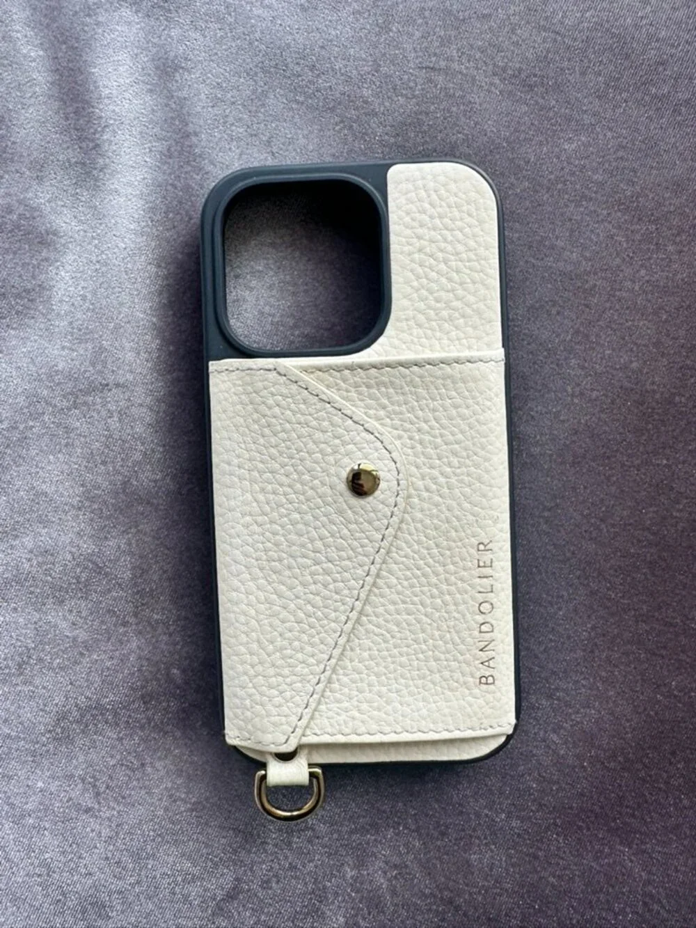 Bandolier Ryder Carabiner Ivory iPhone 14 Pro
